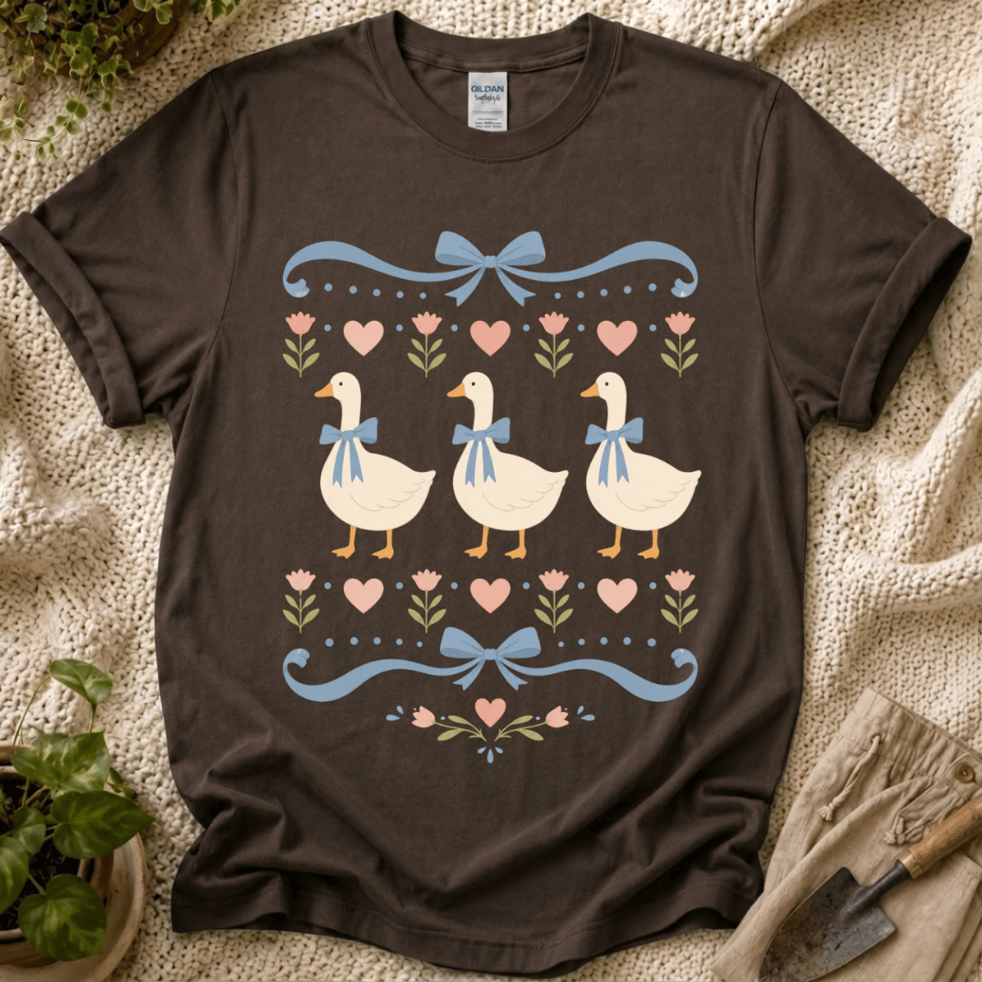 Slow Garden Goose T-Shirt by Zen & Zucchinis Slow Garden Club