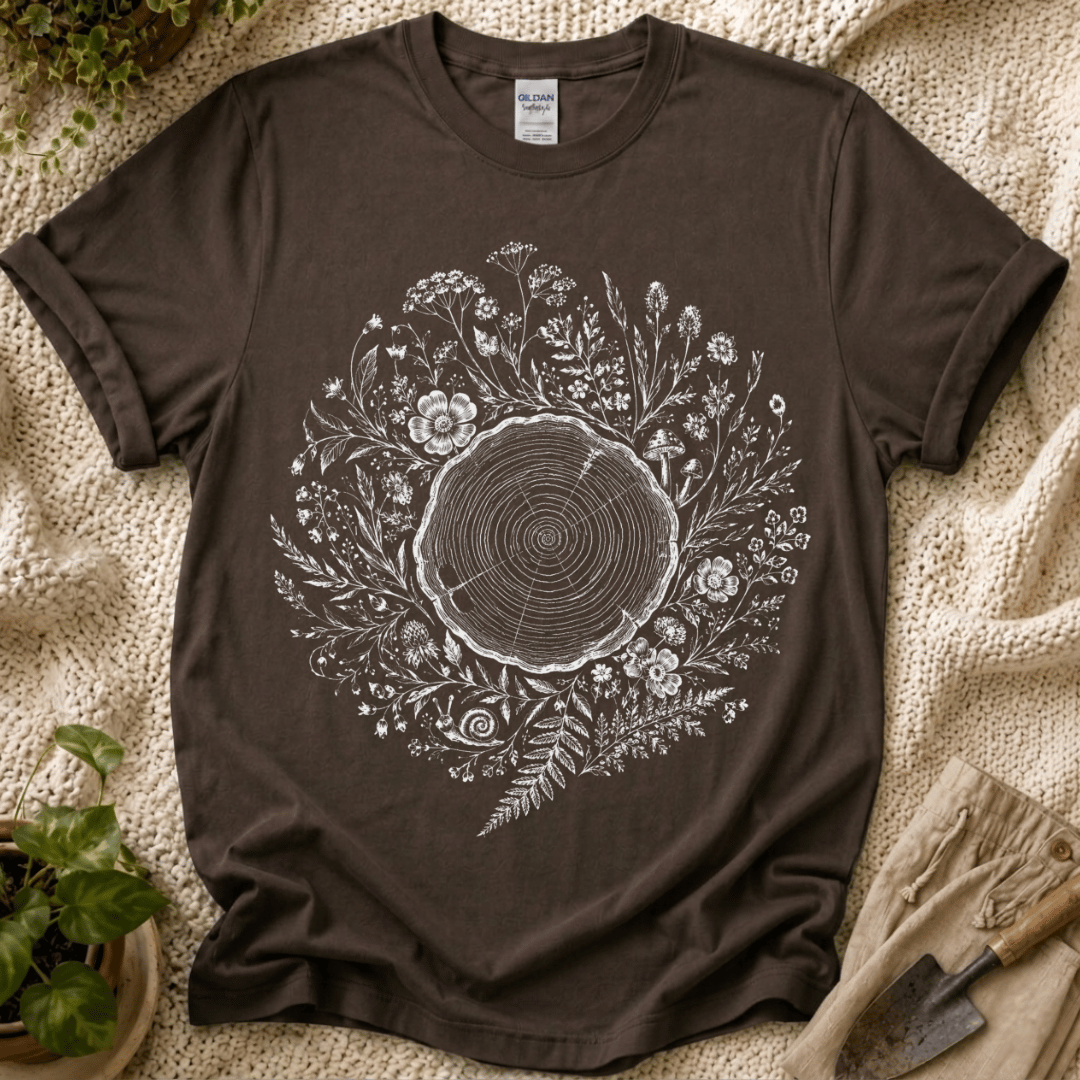 Rooted in Slow Time Botanical T-Shirt