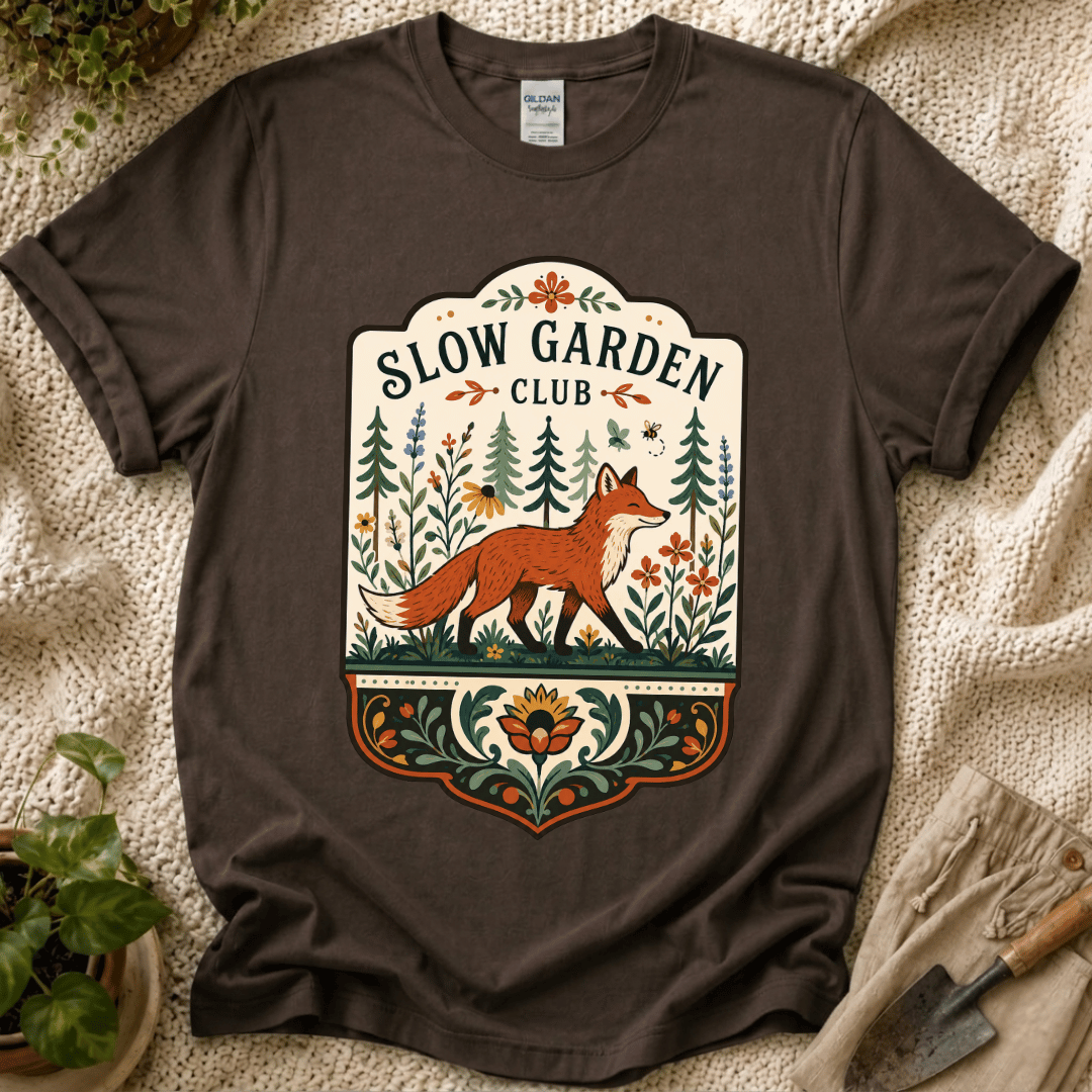 The Local Fox Slow Garden Club T-Shirt