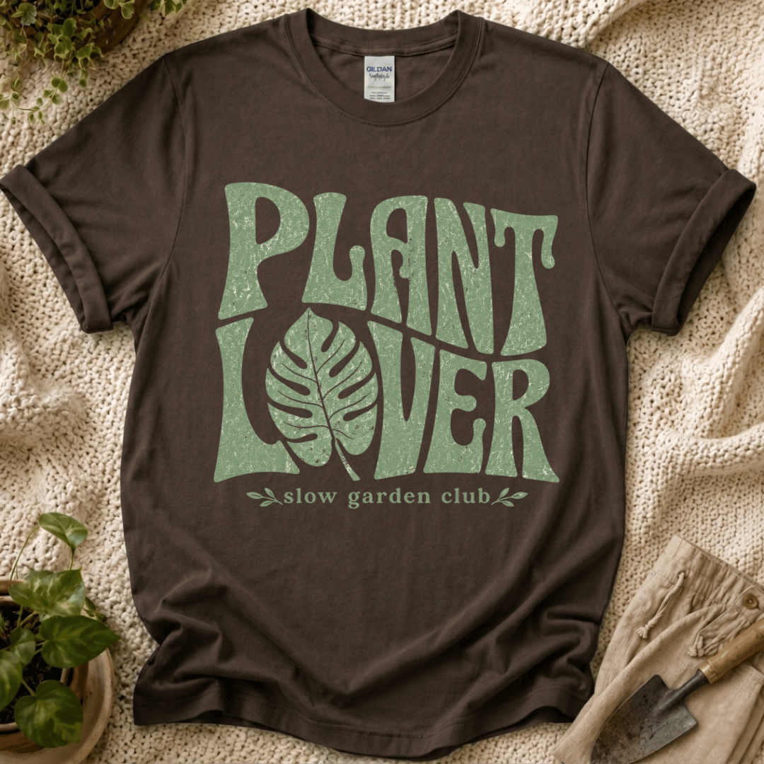 Plant Lover Monstera Leaf T-Shirt by Zen & Zucchinis Slow Garden Club
