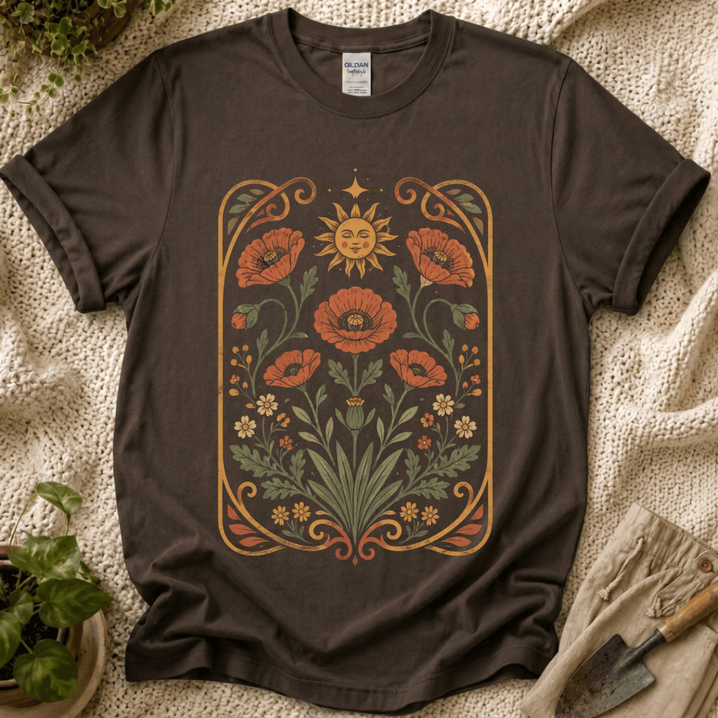Wildflower Garden T-Shirt by Zen & Zucchinis Slow Garden Club