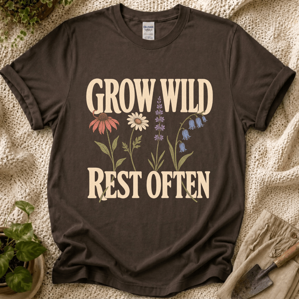 Grow Wild Rest Often Garden T-Shirt