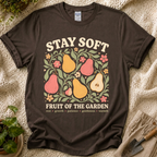 Stay Soft Fruit of the Garden Cottage T-Shirt by Zen & Zucchinis Slow Garden Club