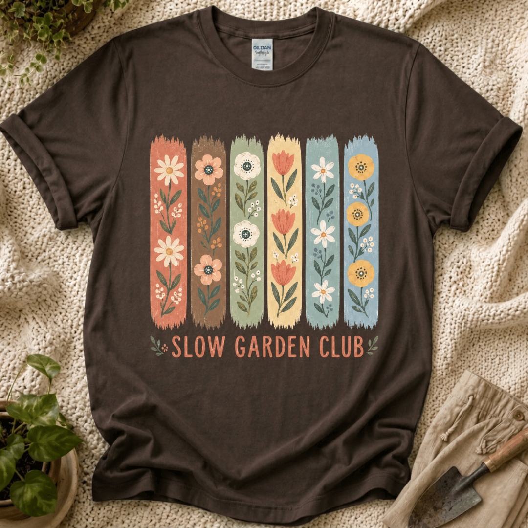 Flower Stripes Garden T-Shirt