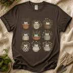 Kitties in Flower Pots T-Shirt by Zen & Zucchinis Slow Garden Club