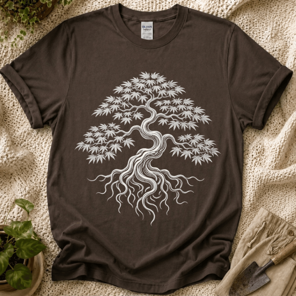 Rooted Japanese Maple Tree T-Shirt by Zen & Zucchinis Slow Garden Club