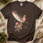 Hummingbird Moment Slow Bloom Garden T-Shirt by Zen & Zucchinis Slow Garden Club
