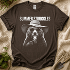 Summer Bear Garden Struggles T-Shirt by Zen & Zucchinis Slow Garden Club