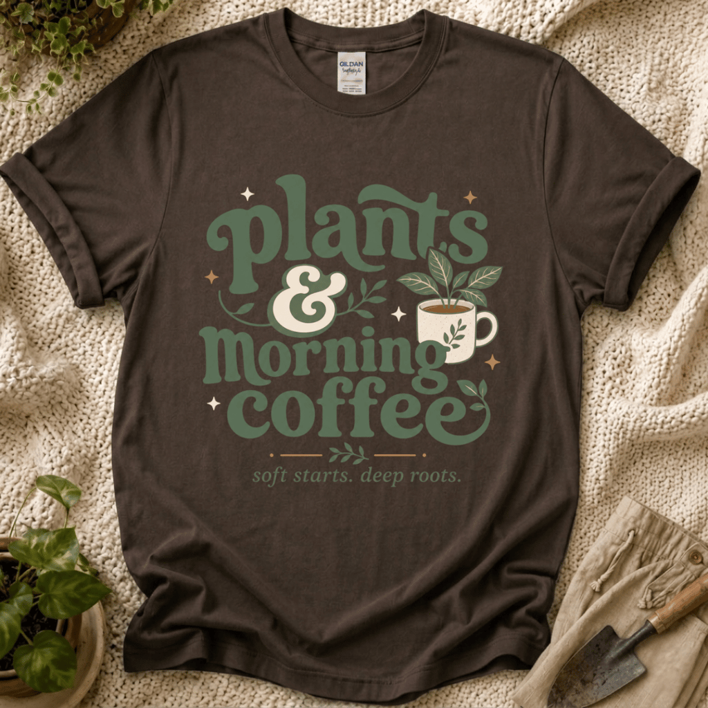 Plants and Morning Coffee T-Shirt