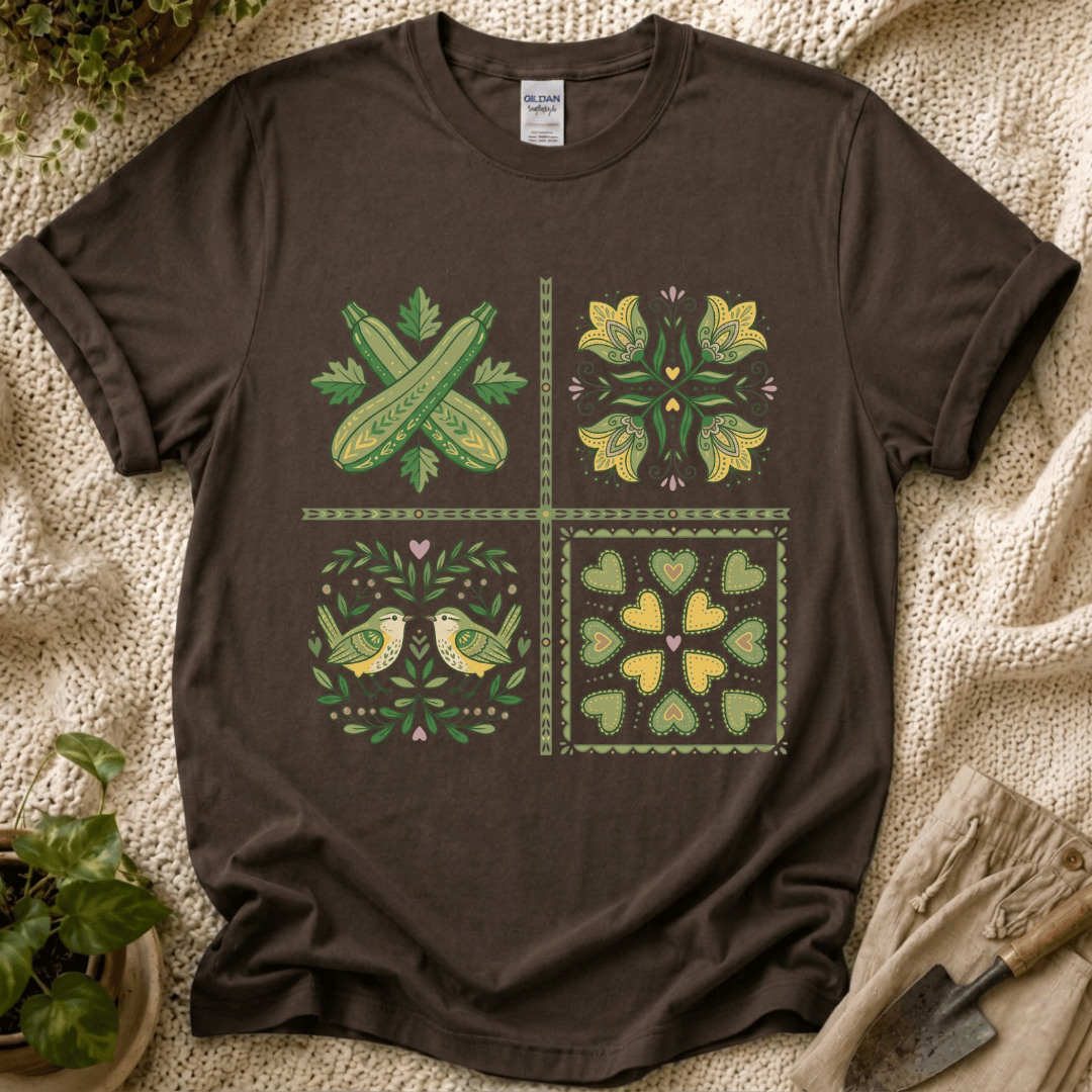 Zen & Zucchinis Folk Garden T-Shirt