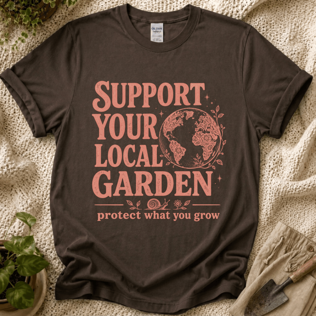 Support Your Local Garden T-Shirt by Zen & Zucchinis Slow Garden Club