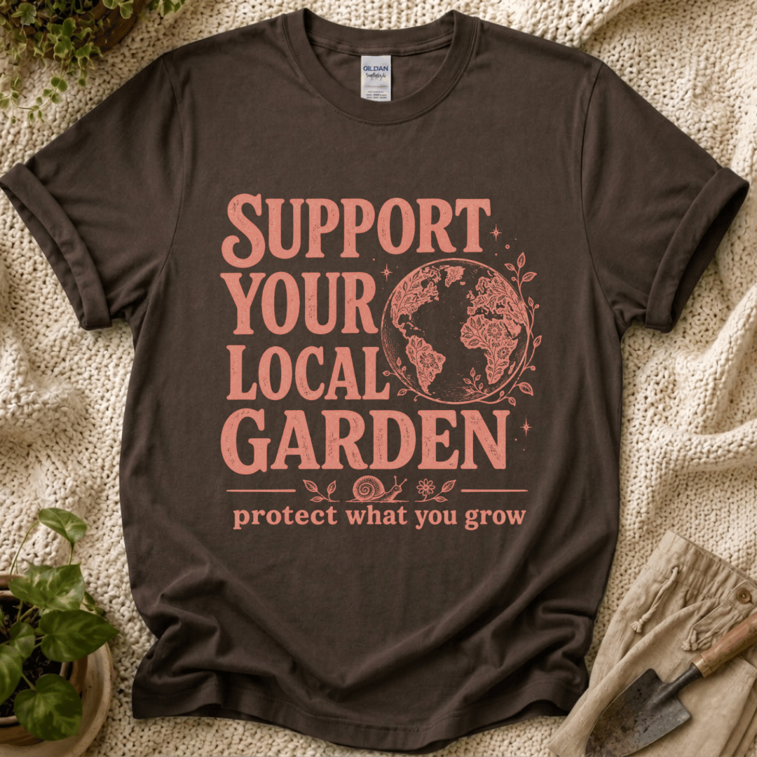 Support Your Local Garden T-Shirt by Zen & Zucchinis Slow Garden Club