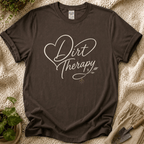 Dirt Therapy Botanical Gardener T-Shirt by Zen & Zucchinis Slow Garden Club