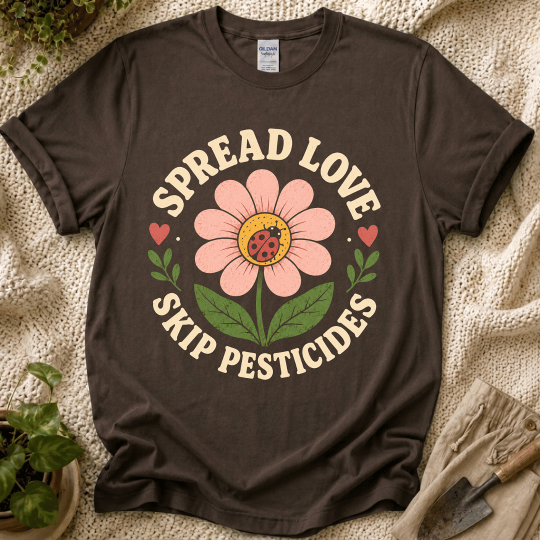 Spread Love Skip Pesticides T-Shirt