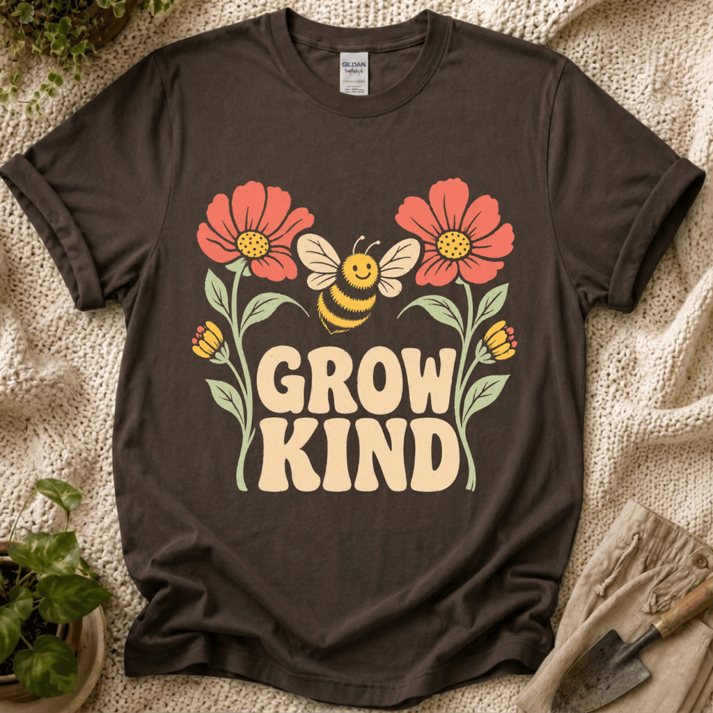 Grow Kind Flower Bee T-Shirt