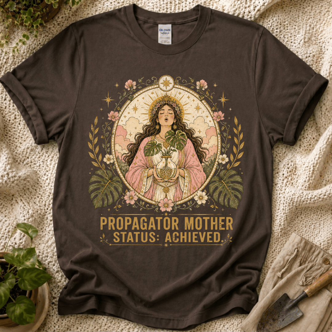 Propagator Mother Garden T-Shirt by Zen & Zucchinis Slow Garden Club