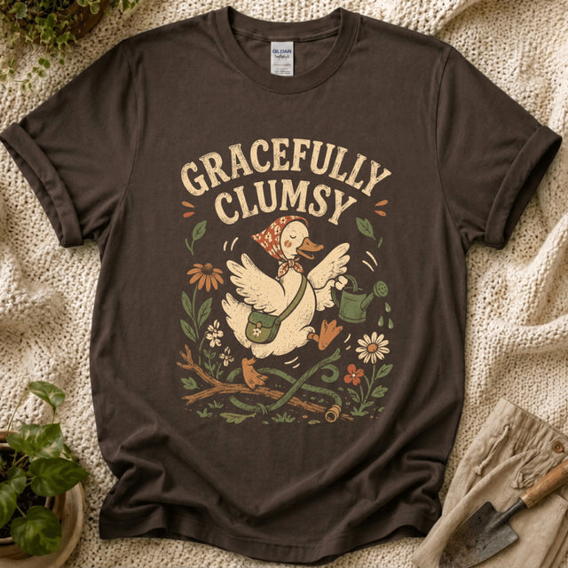 Gracefully Clumsy Garden Goose T-Shirt by Zen & Zucchinis Slow Garden Club