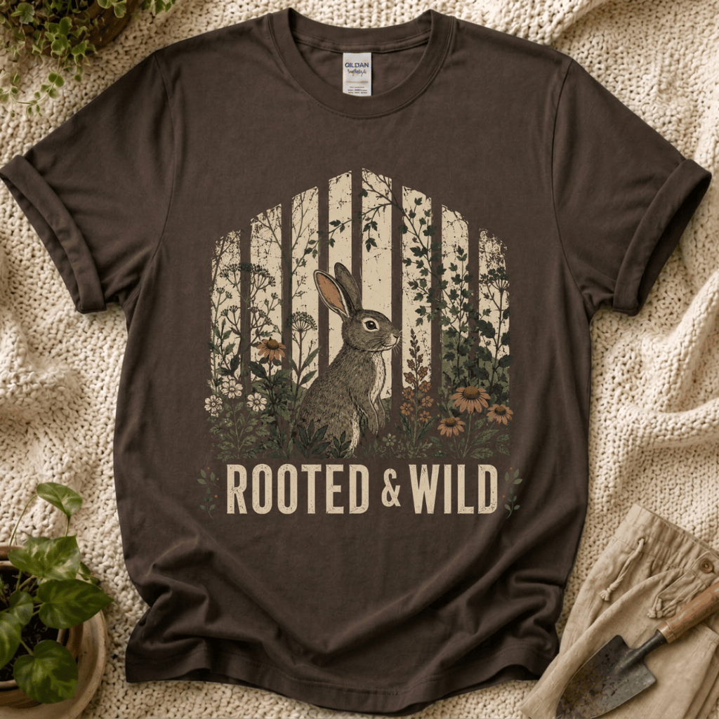 Rooted & Wild Garden Bunny T-Shirt
