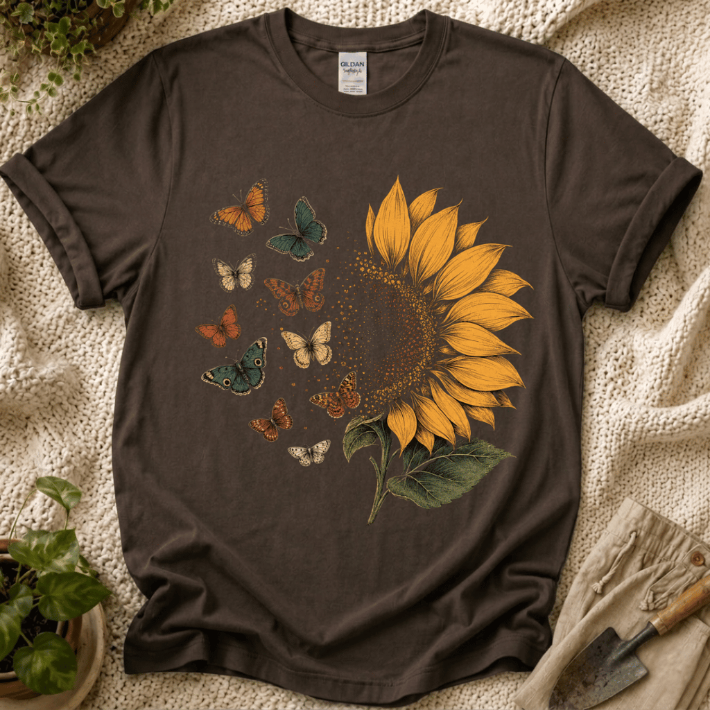 Sunflower Butterflies T-Shirt