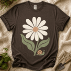 Flower & Snail Garden T-Shirt