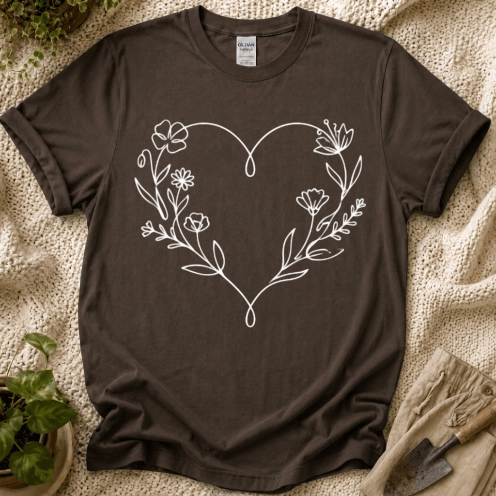 Flower Love T-Shirt by Zen & Zucchinis Slow Garden Club