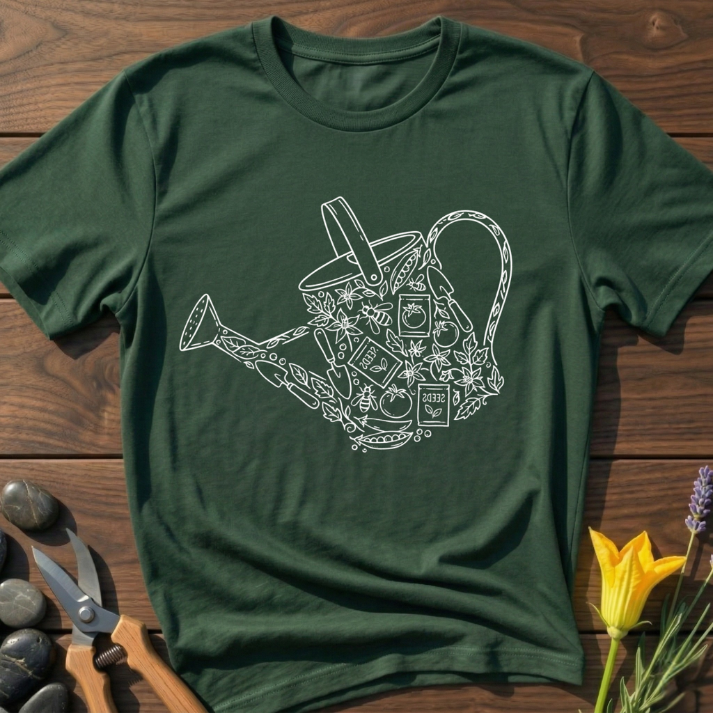 Watering Can Fractals T-Shirt