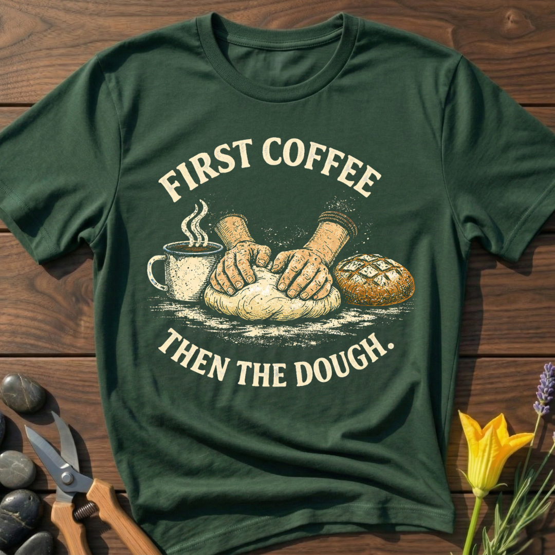 First Coffee Then The Dough T-Shirt