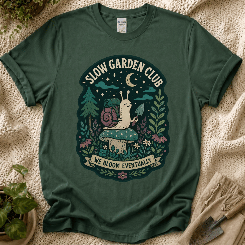 Midnight Garden Snail T-Shirt