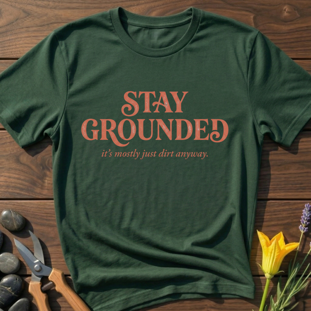 Stay Grounded Its Just Dirt T-Shirt