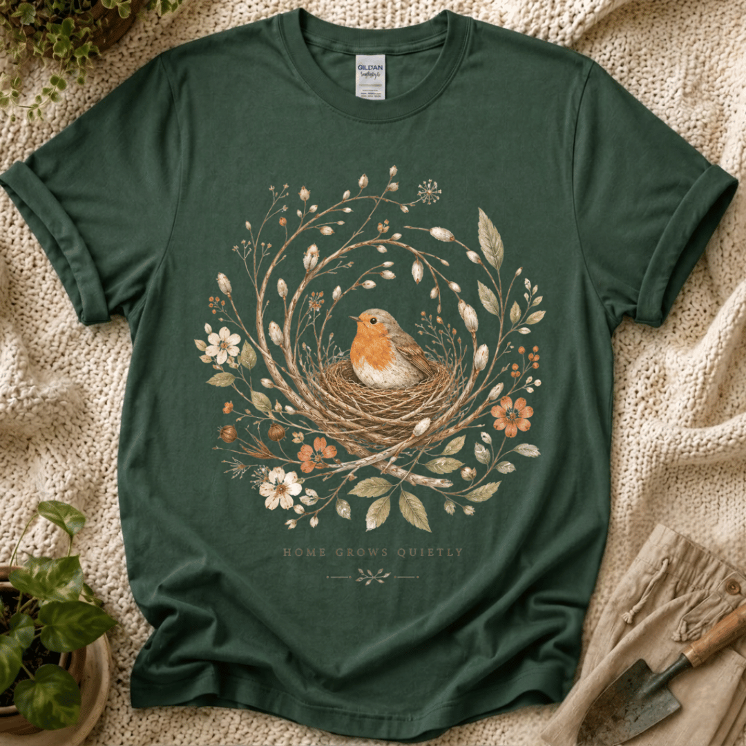 Soft Birds Nest Nature T-Shirt