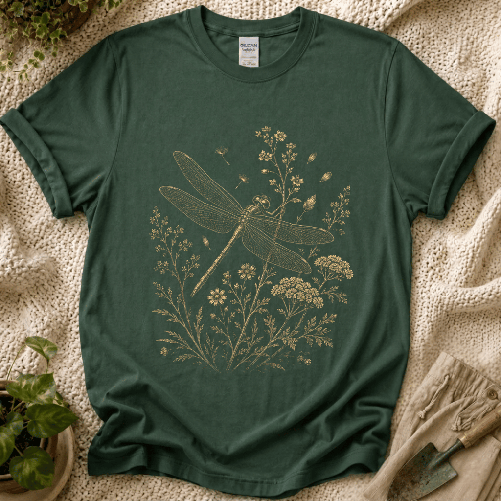 Dragonfly Meadow Garden T-Shirt