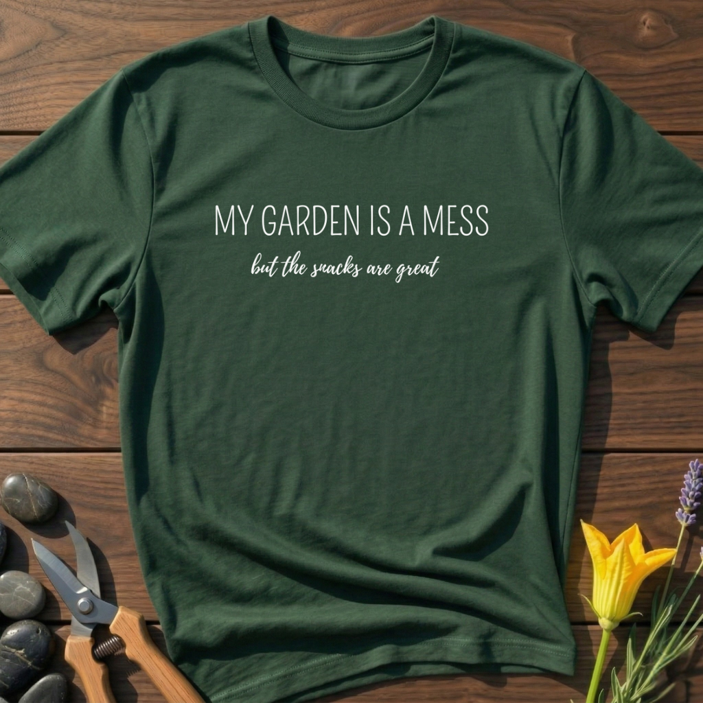 Messy Garden Nice Snacks T-Shirt