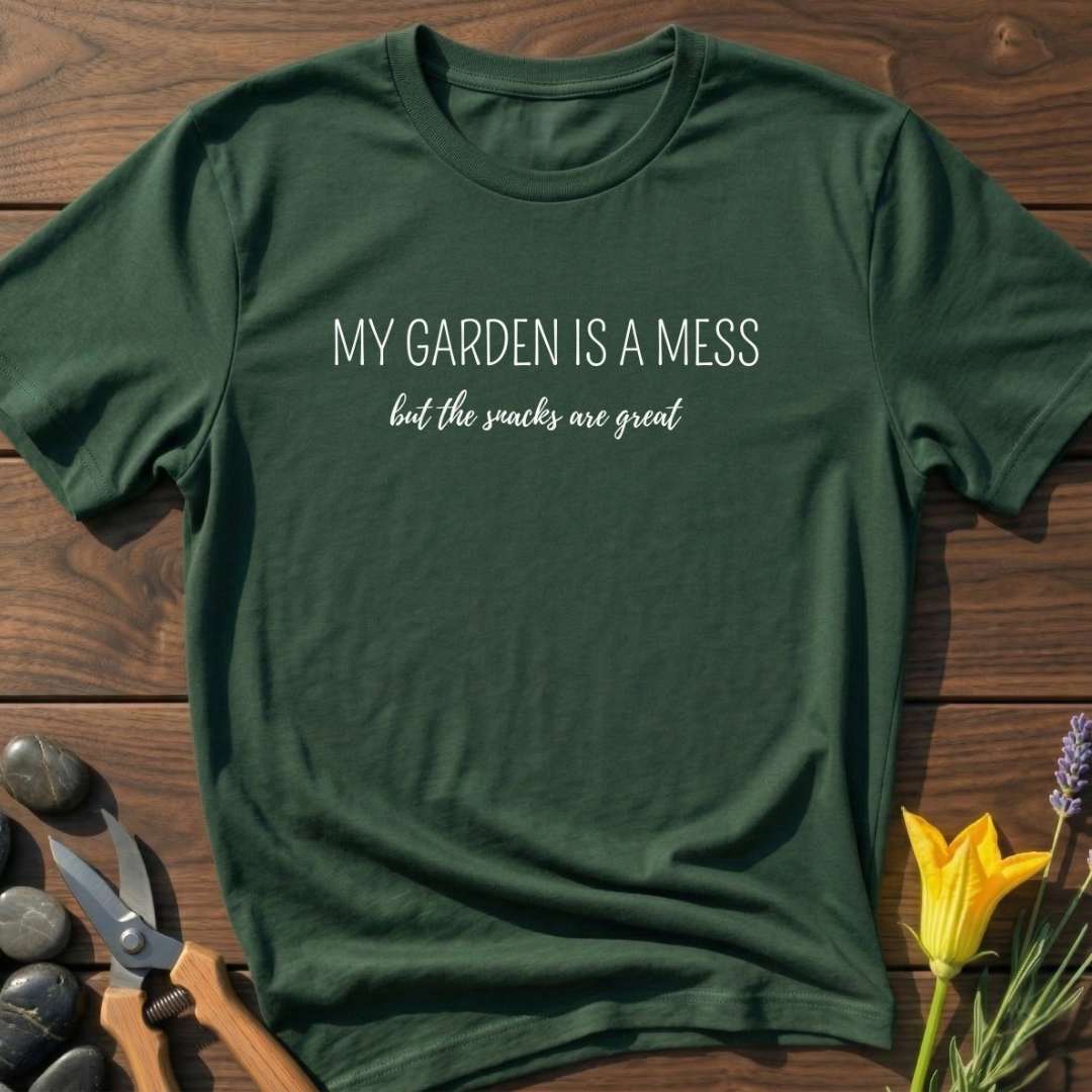 Messy Garden Nice Snacks T-Shirt