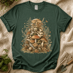 Quiet Forest Mushroom Gathering T-Shirt