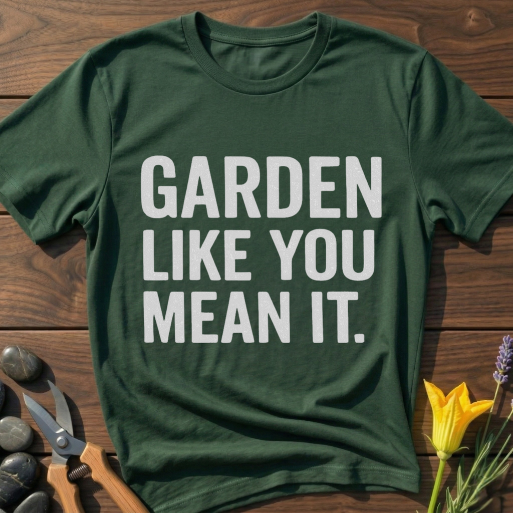 Garden Like You Mean It T-Shirt