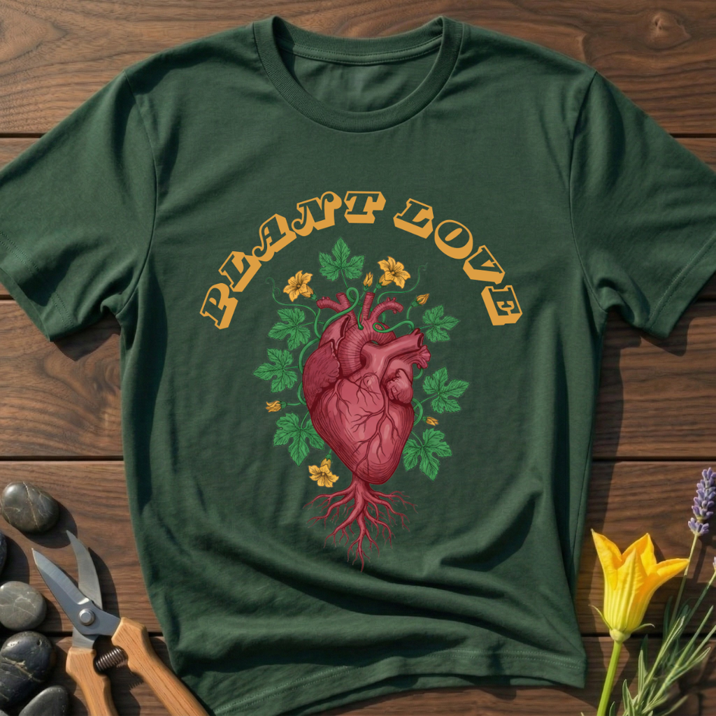 Plant Love Heart T-Shirt