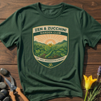 Z&Z Garden Club T-Shirt - botanical nature graphic t-shirt, minimalist design, unisex tee for Nature Lovers, Garnder, Farmer, Plant Lovers