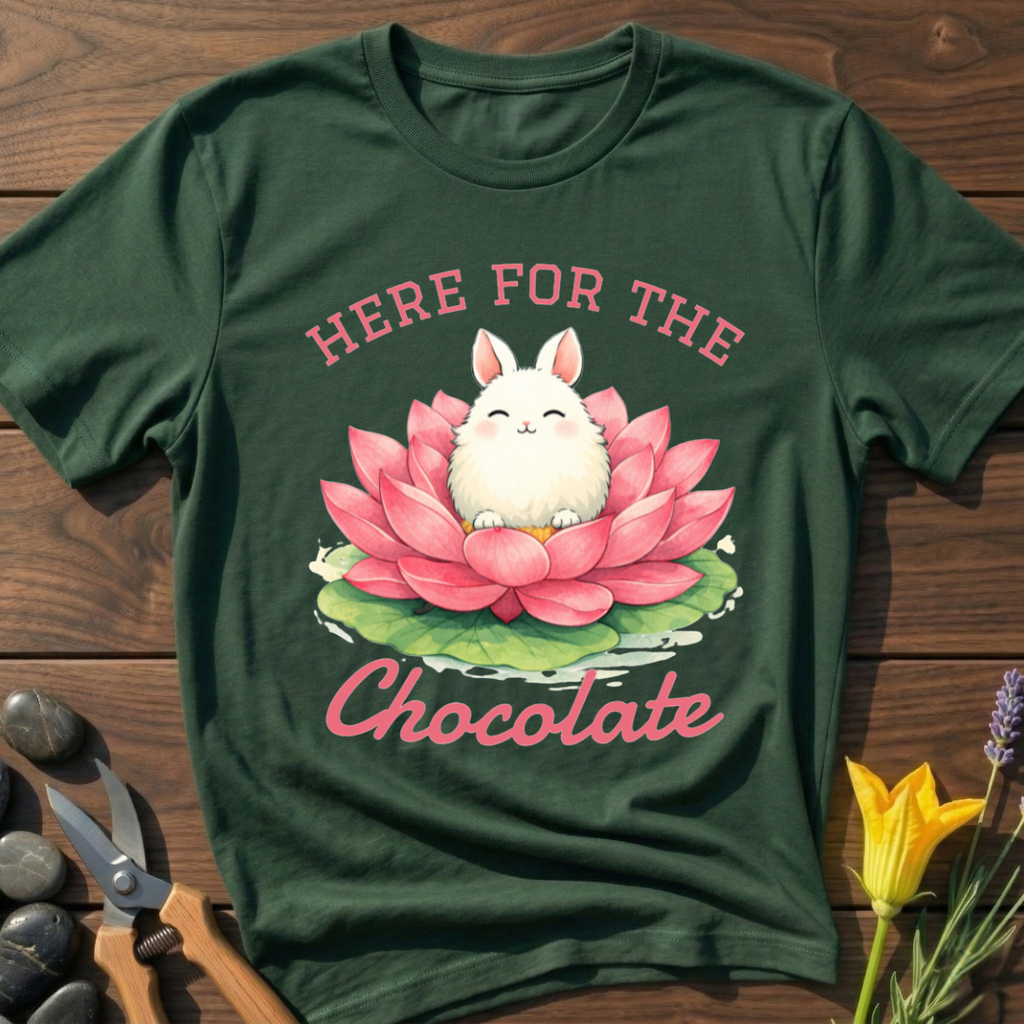 Chocolate Lotus Bunny T-Shirt