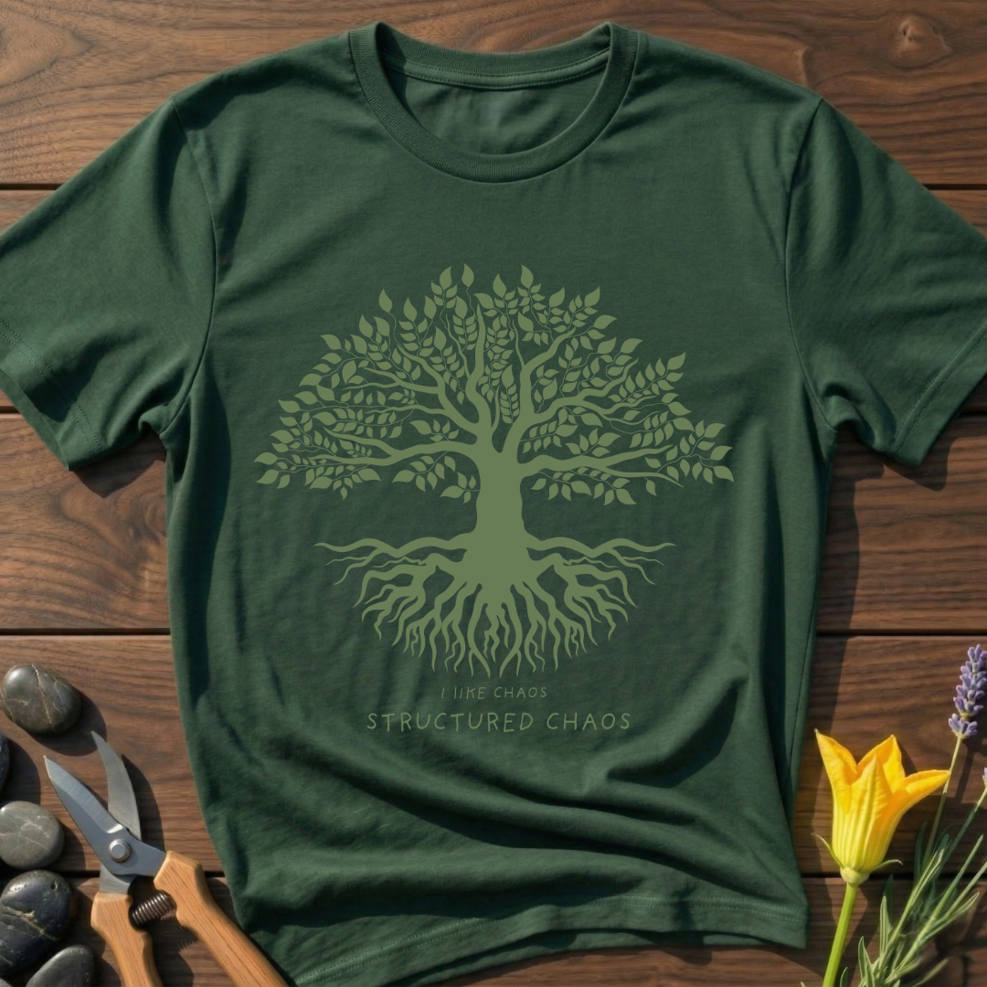 Structured Chaos Tree T-Shirt