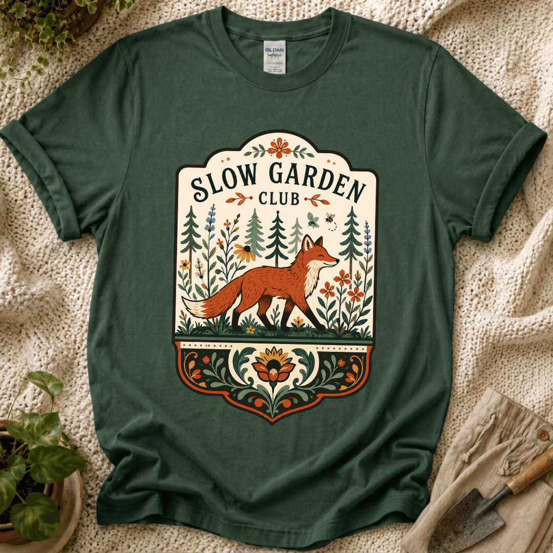 The Local Fox Slow Garden Club T-Shirt