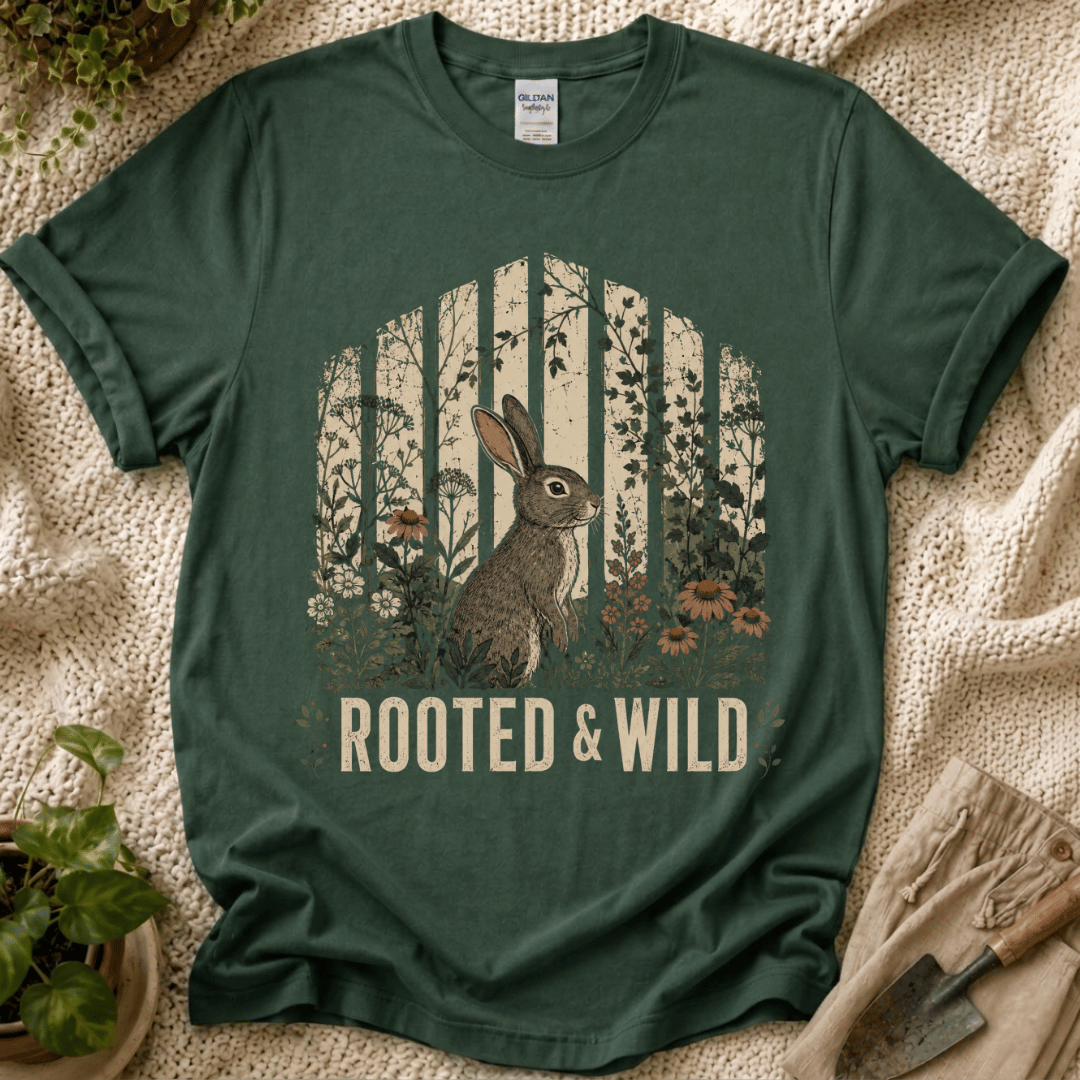 Rooted & Wild Garden Bunny T-Shirt