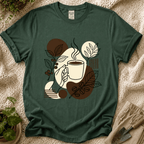 Boho Coffee T-Shirt by Zen & Zucchinis Slow Garden Club