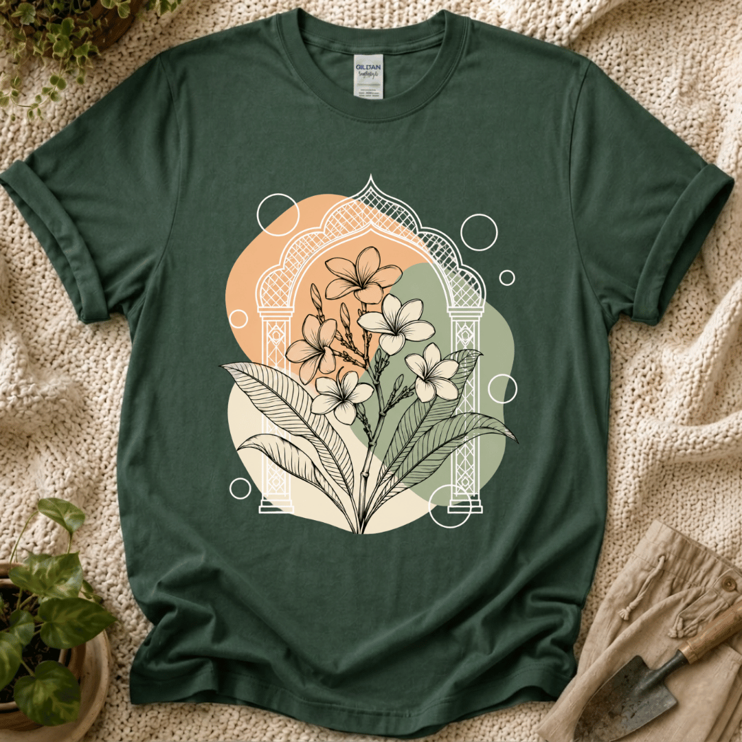 Bohemian Flower Graphic T-Shirt by Zen & Zucchinis Slow Garden Club