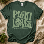 Plant Lover Monstera Leaf T-Shirt by Zen & Zucchinis Slow Garden Club