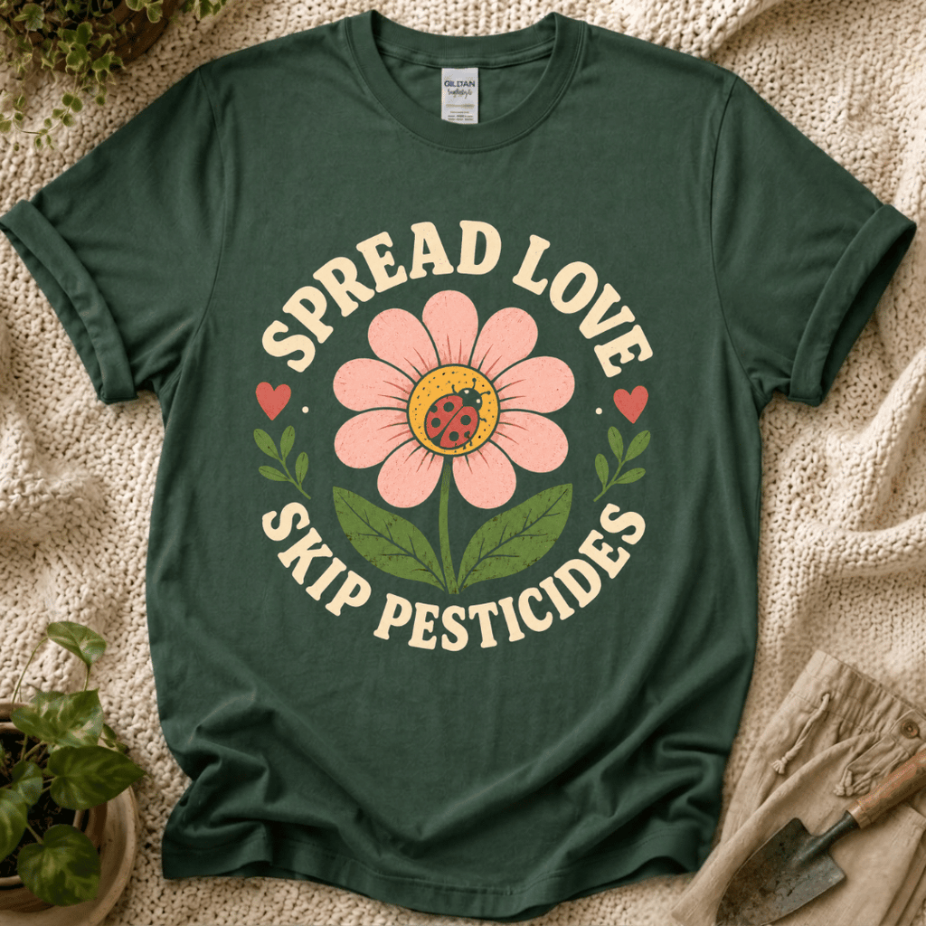 Spread Love Skip Pesticides T-Shirt