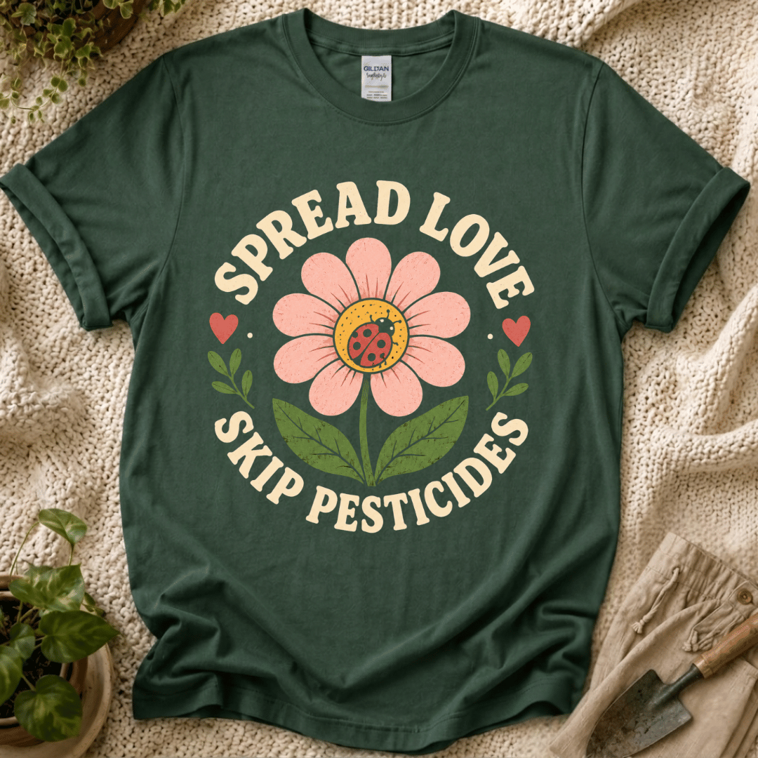 Spread Love Skip Pesticides T-Shirt