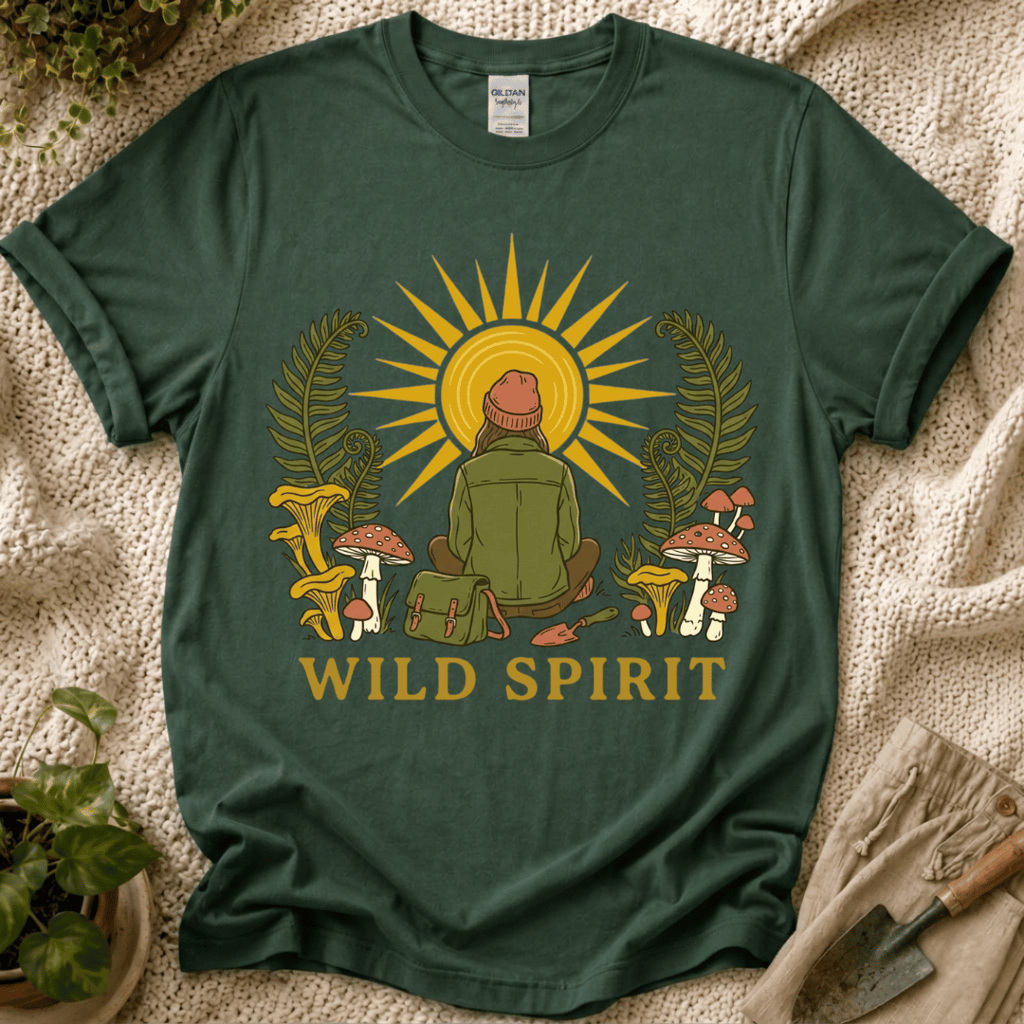 Wild Spirit Nature T-Shirt by Zen & Zucchinis Slow Garden Club