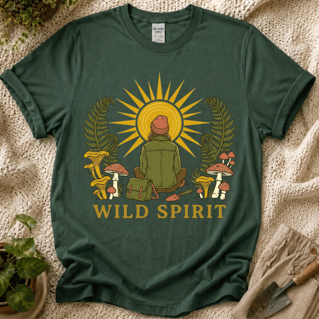 Wild Spirit Nature T-Shirt by Zen & Zucchinis Slow Garden Club
