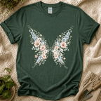 Flower Butterfly Beauty Garden T-Shirt
