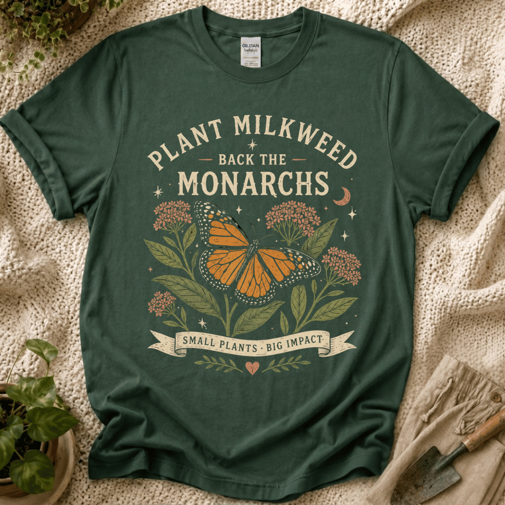 Plant Milkweed Monarch T-Shirt